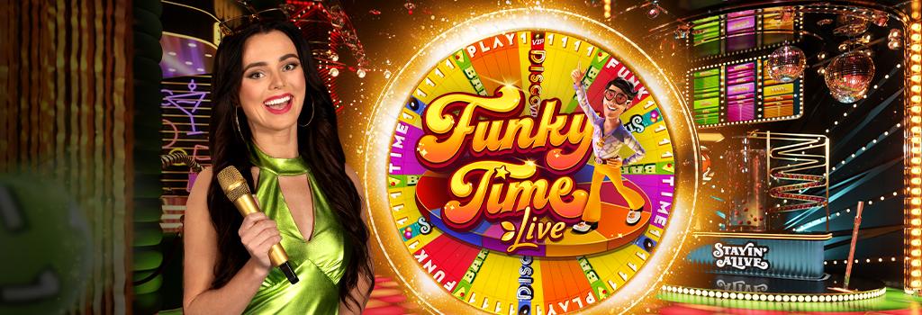 Funky time game show banner