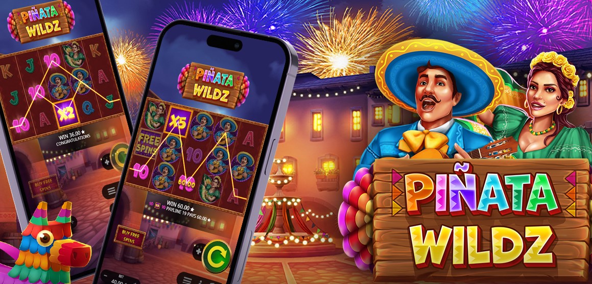 Pinata wildz slot banner NZ