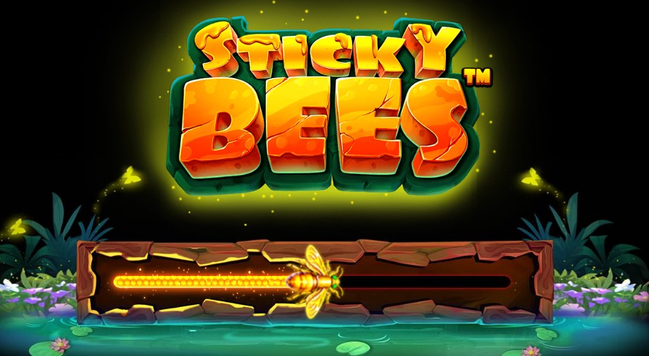 Sticky Bees slot banner intro