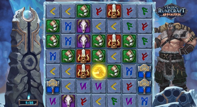 Viking Runecraft Apocalypse slot reels