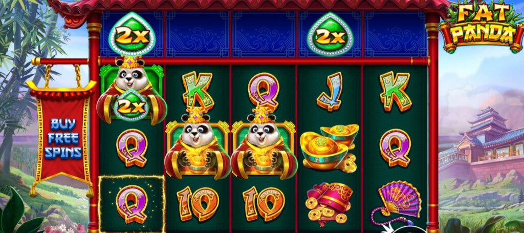 fat panda slot reels - base game