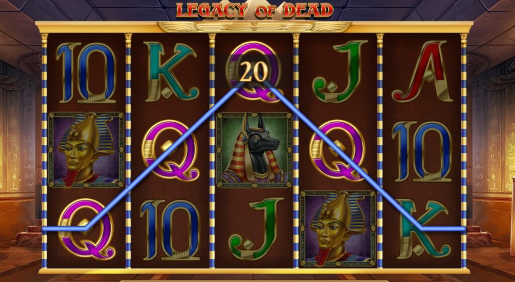 legacy of dead slot game reels