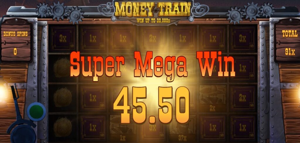 money train slot win