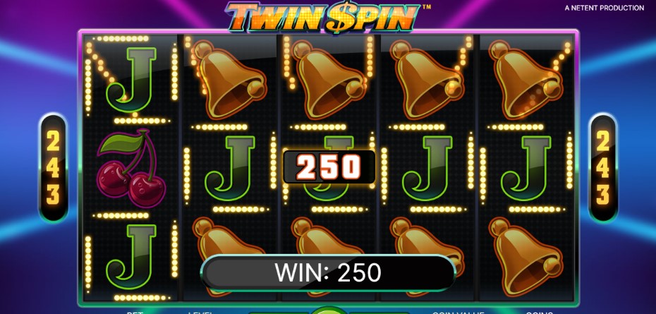 twin spin slot win
